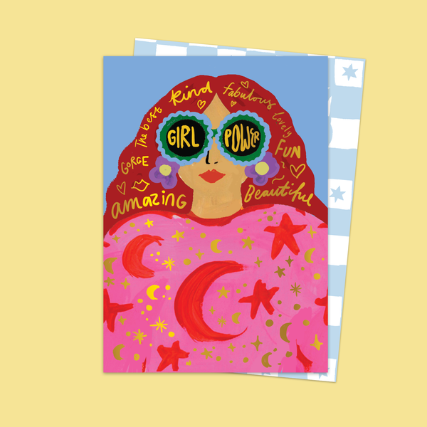 Girl Power Affirmation Card