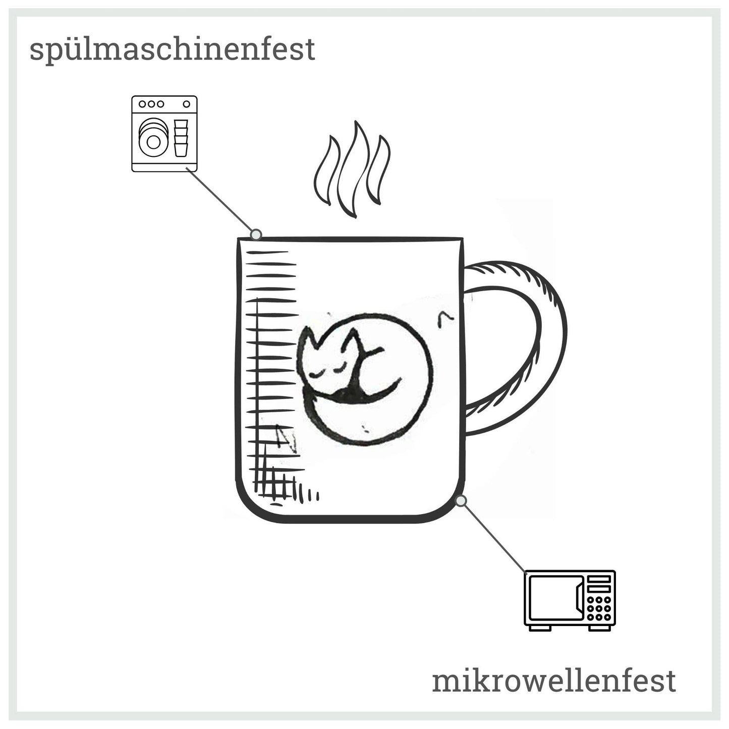 Ceramic mug with lobster