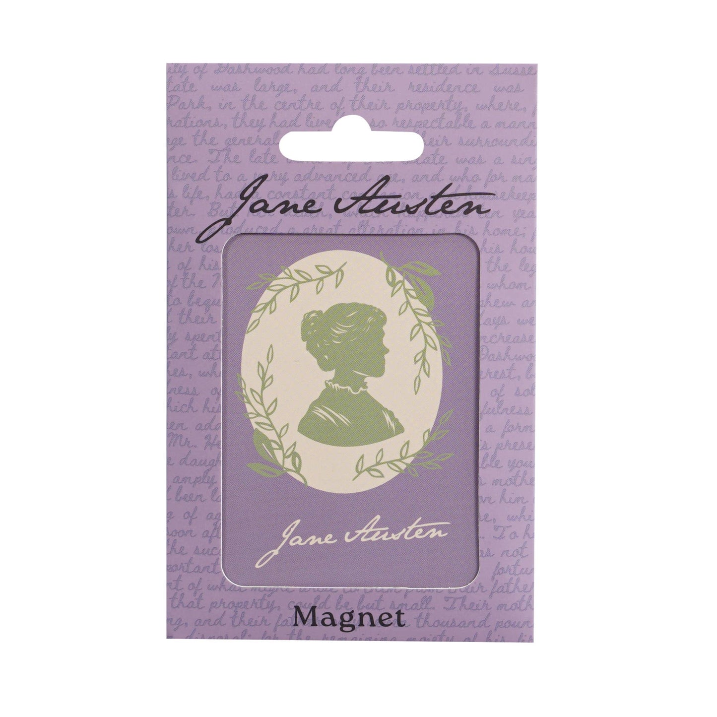 Aimant Jane Austen - Métal Silhouette