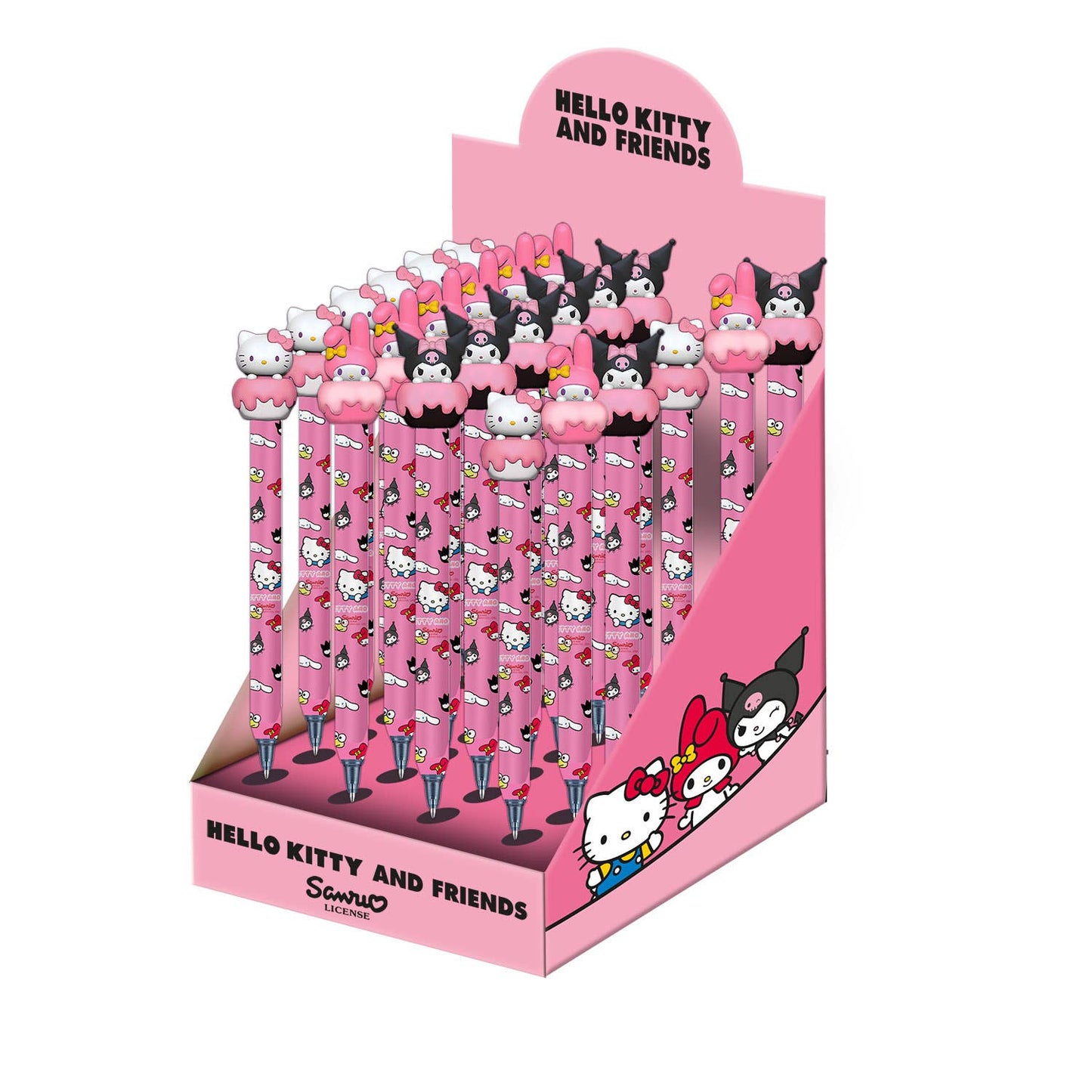 Sanrio Hello Kitty Display Box with 24 Erasable Gel Pens