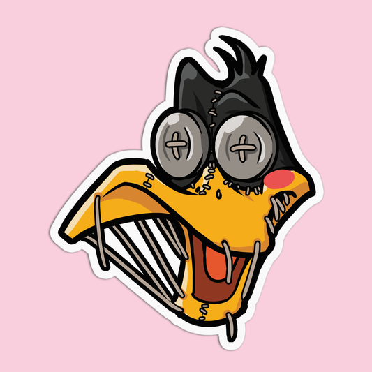 Autocollant Canard Cousu