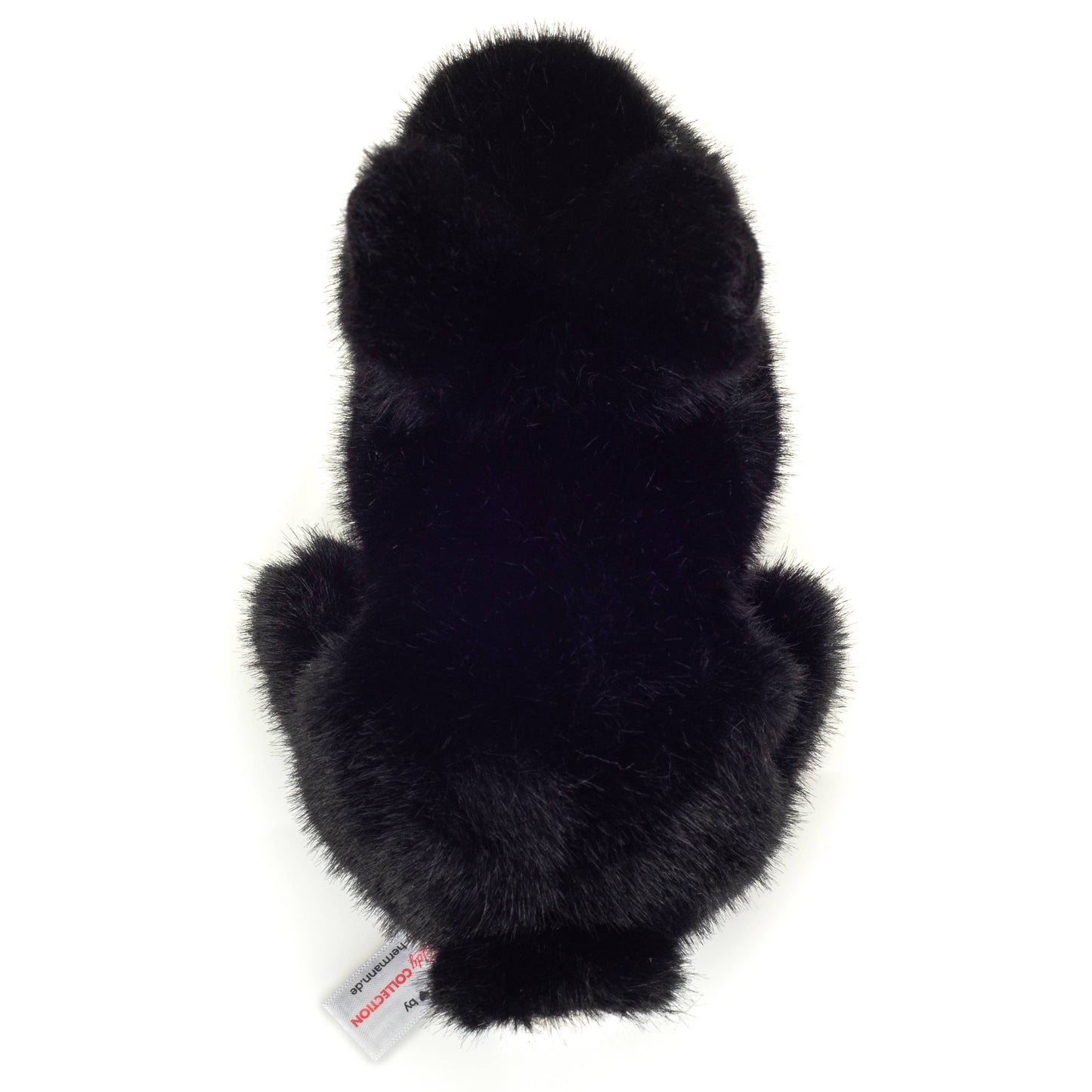 Sitting Black Rabbit Plush Toy