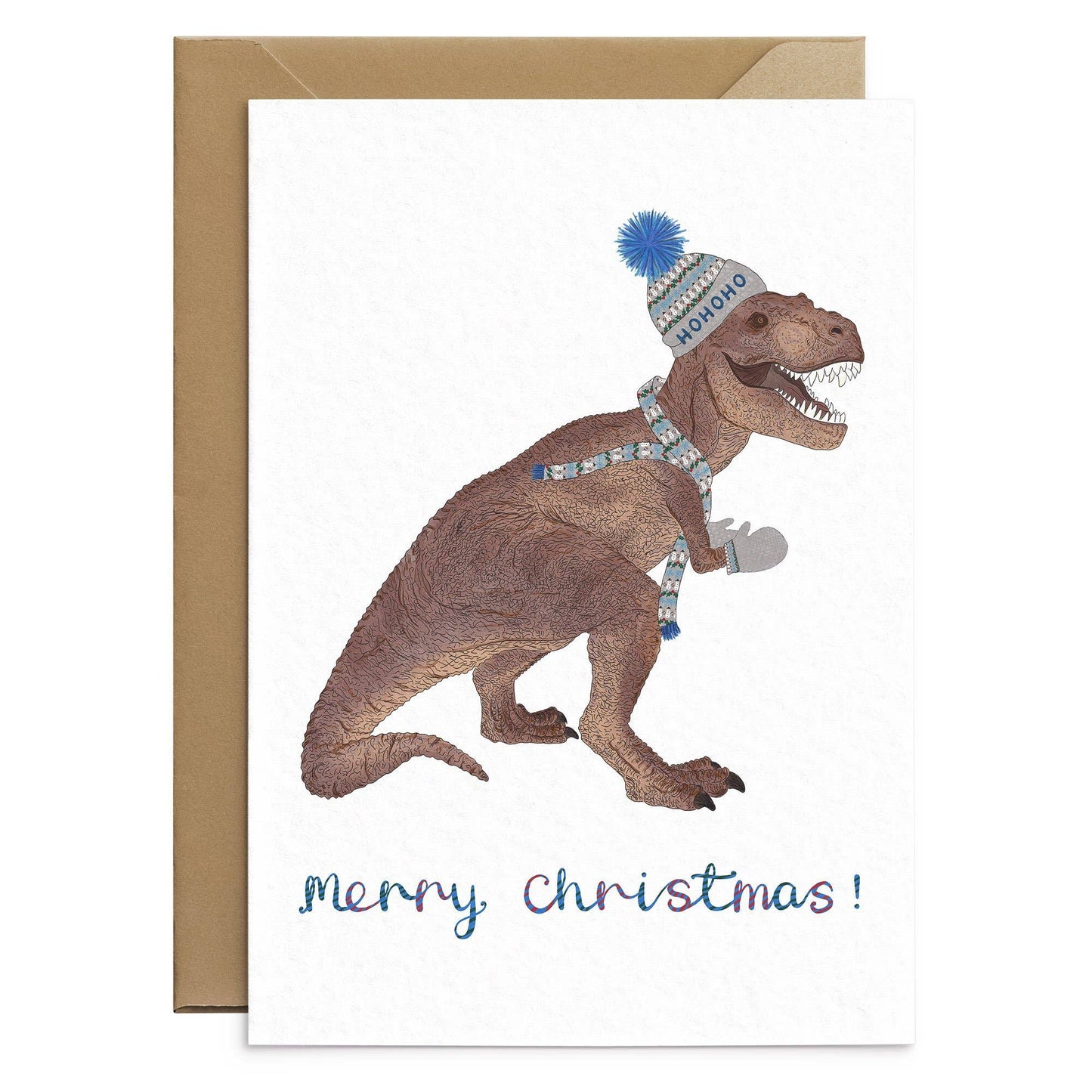 T-Rex Christmas Card