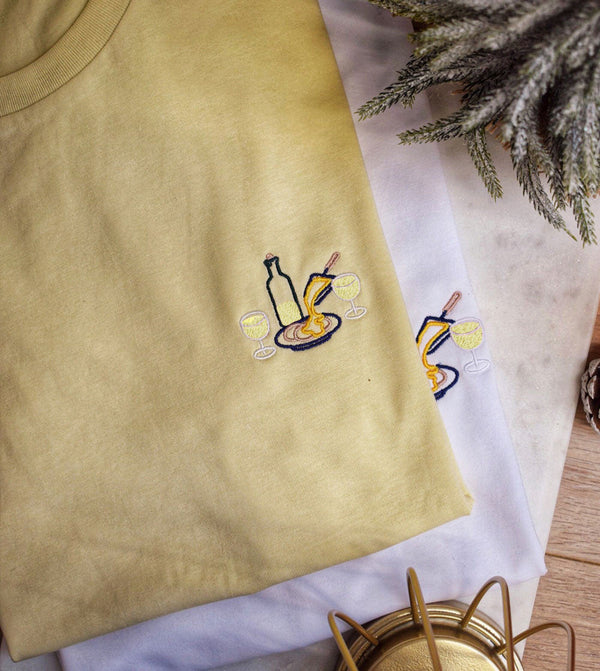 T-Shirt Brodé Raclette - t-shirt brodé Juste un T-shirt