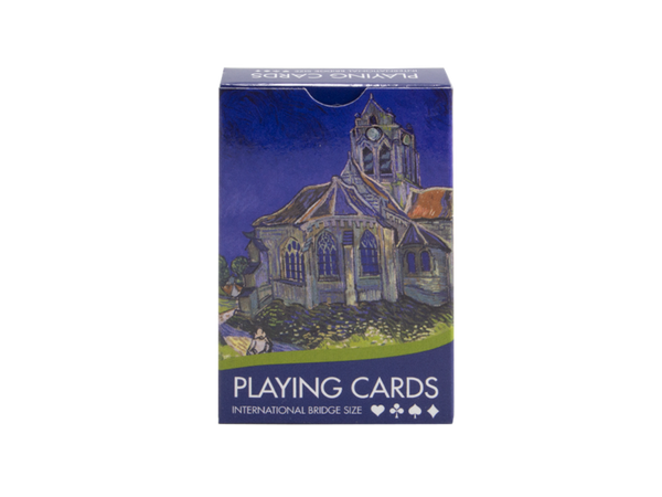 Playing cards, Van Gogh, Church at Auvers