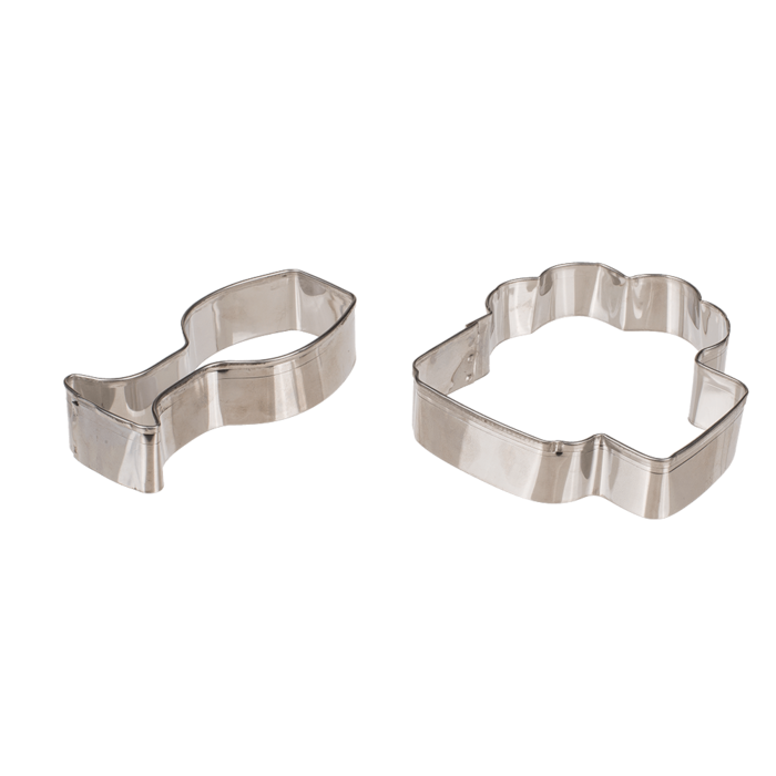 Metal Cookie Cutters – Wine Glass & Beer Mug