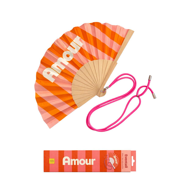 Fan with Shoulder Strap – Love