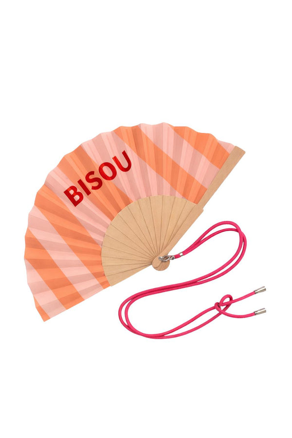 Fan with shoulder strap – Kiss