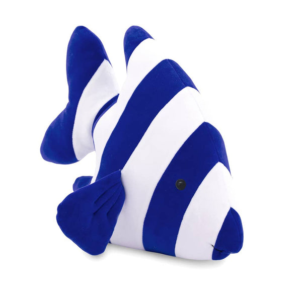 40cm Blue Striped Fish Plush Toy for Children