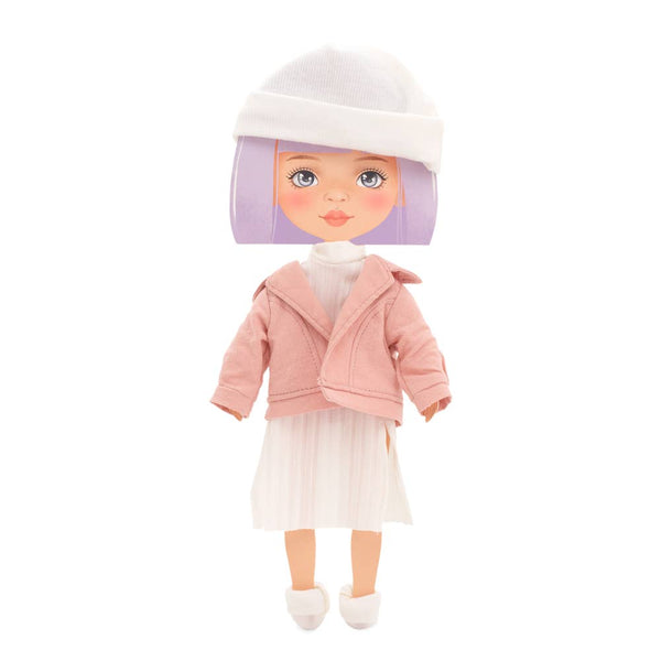Clothing set: pink jacket 28 cm