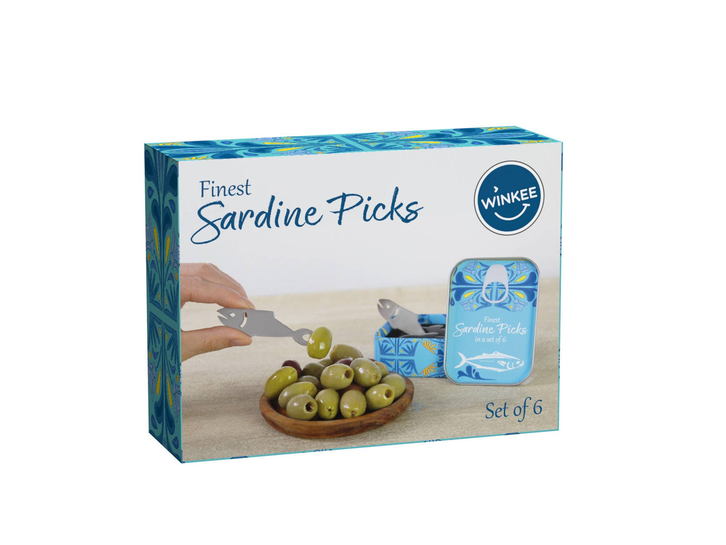 Sardine Olive Picks 6-Pack