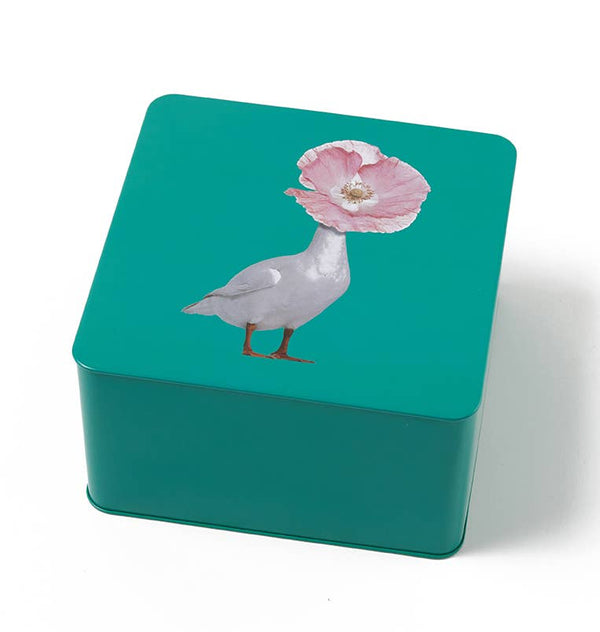 Diva square metal box