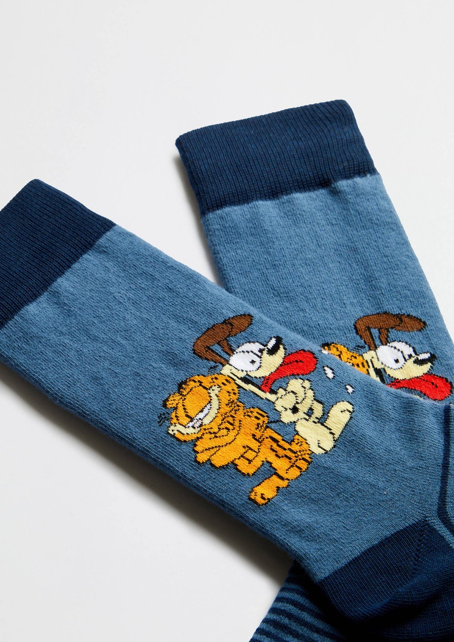 BeGarfield & Odie Blue - Chaussettes 100 % Coton Bio
