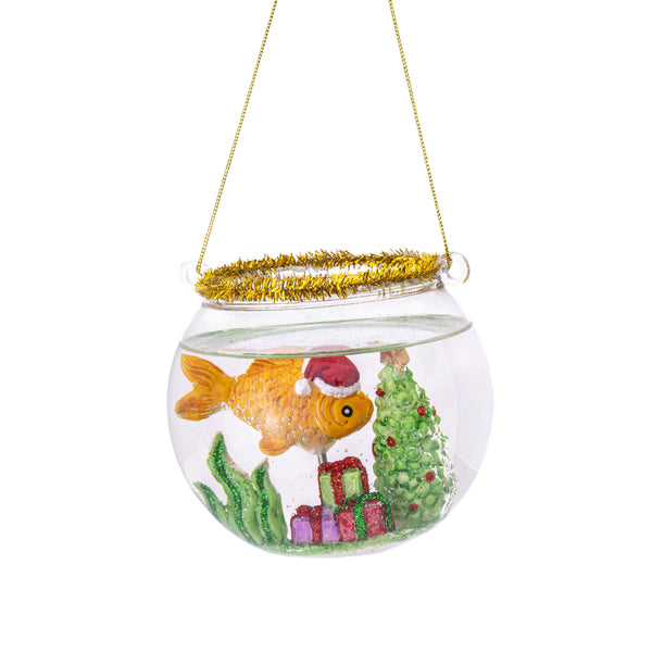 Christmas Bauble Goldfish Bowl