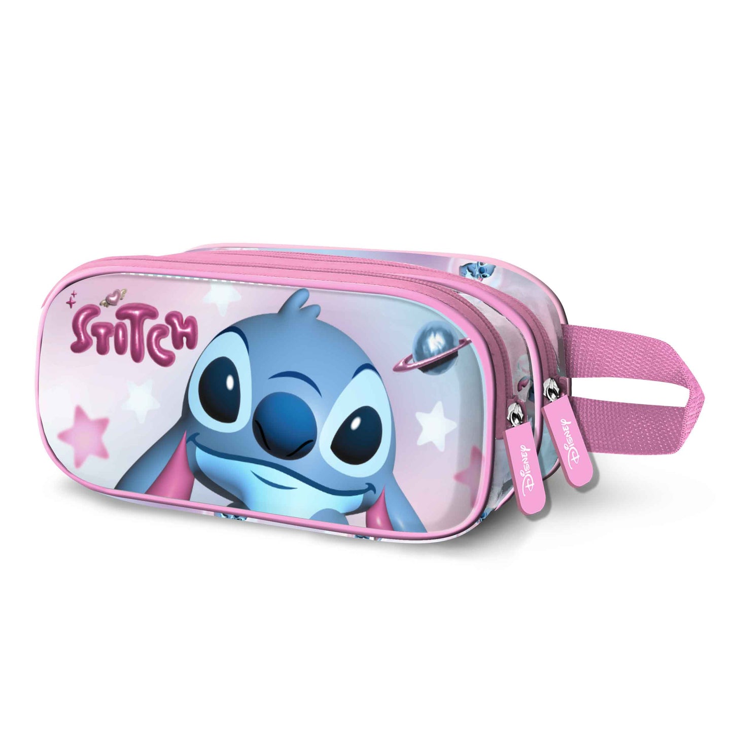 Disney Lilo & Stitch Cosmic 3D Double Pencil Case