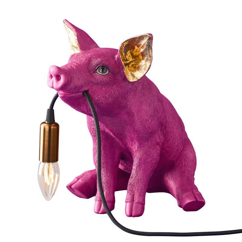 Pink Pig Table Lamp