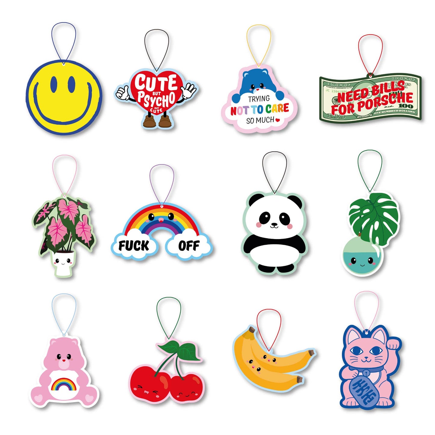 Lucky Cat Air Freshener – Sakura Scent