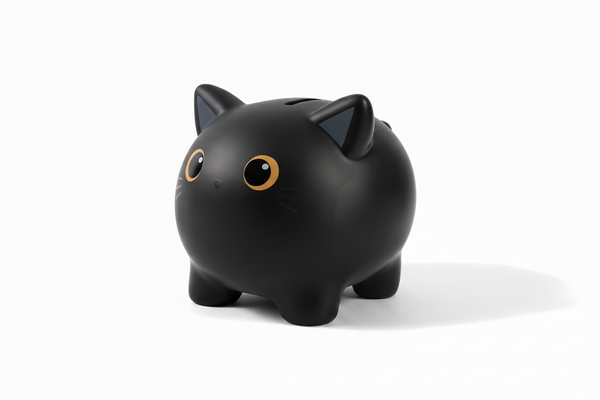 Tirelire Chat noir