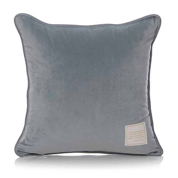 Coussin William Morris - Strawberry Thief bleu clair