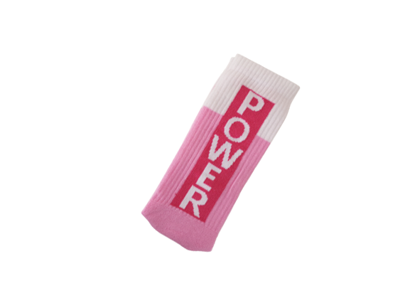 Chaussettes Girl Power - Rose