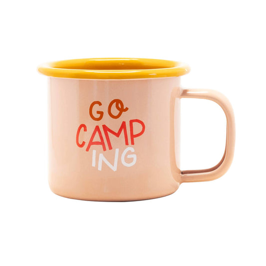 Small enamel mug “Go Camping”