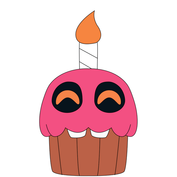 Cupcake Shoulder Rider (6IN)