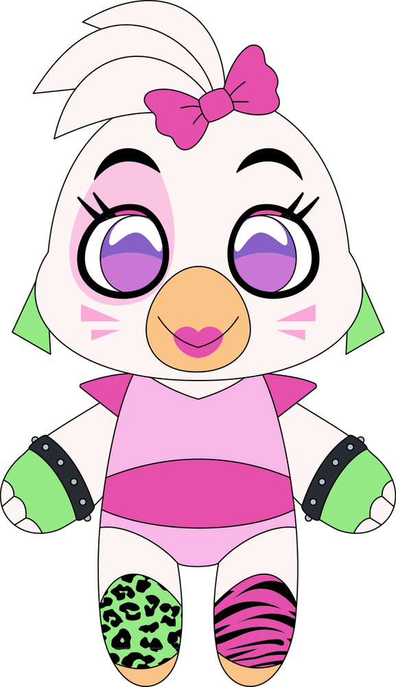 Chibi Glamrock Chica Plush (9in)
