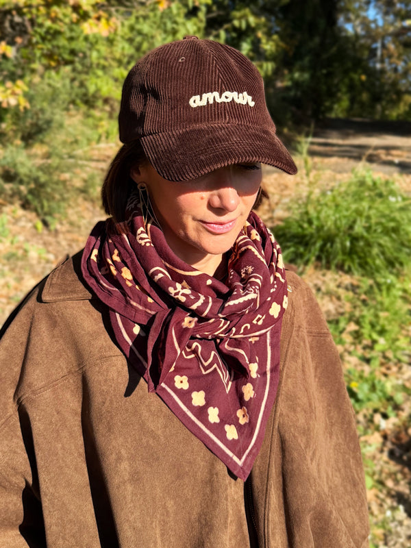 Adult velvet cap - COLETTE