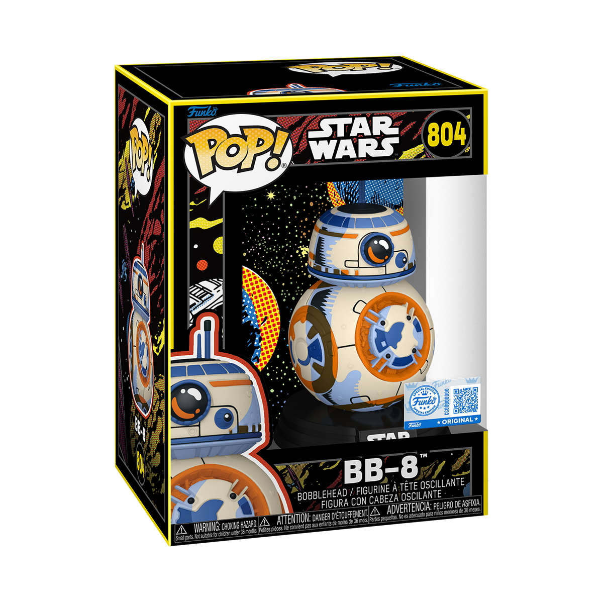 Pop! BB-8 (Retro) #804 - vue officielle Funko 2