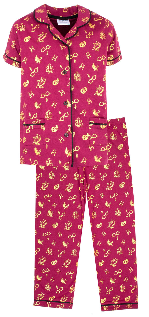 Pyjama – Set with Buttons – Harry Potter