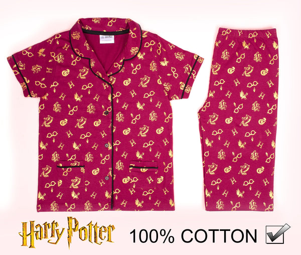 Pyjama – Set with Buttons – Harry Potter