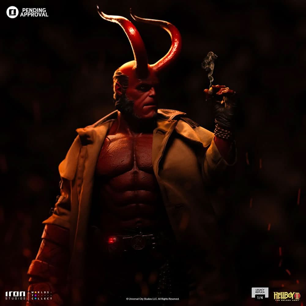 Hellboy Statue - Hellboy 2: The Golden Army - Legacy Replica 1/4 - Iron Studios
