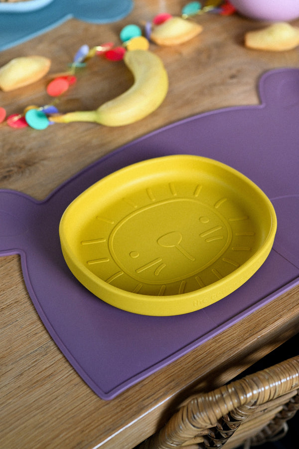 Placemat Lili the Bear Silikon Plum