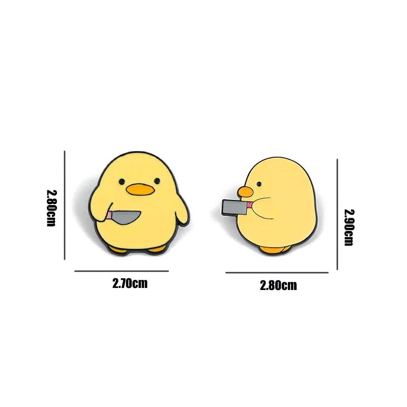 Yellow Duck Knife Pins