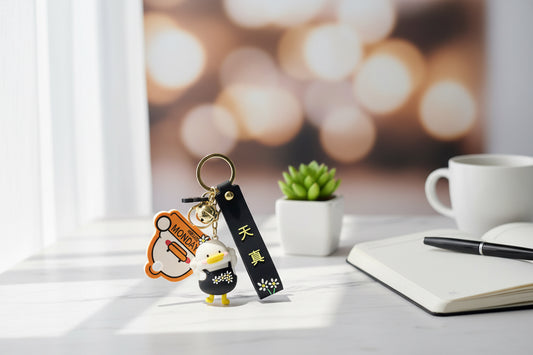 Marguerite duck keychain