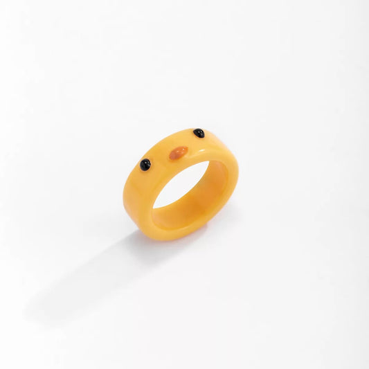 Yellow Duck Ring