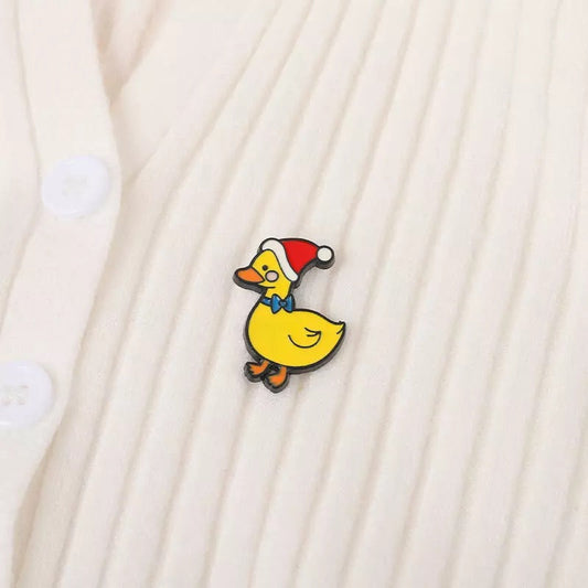 Christmas Hat Duck Pin