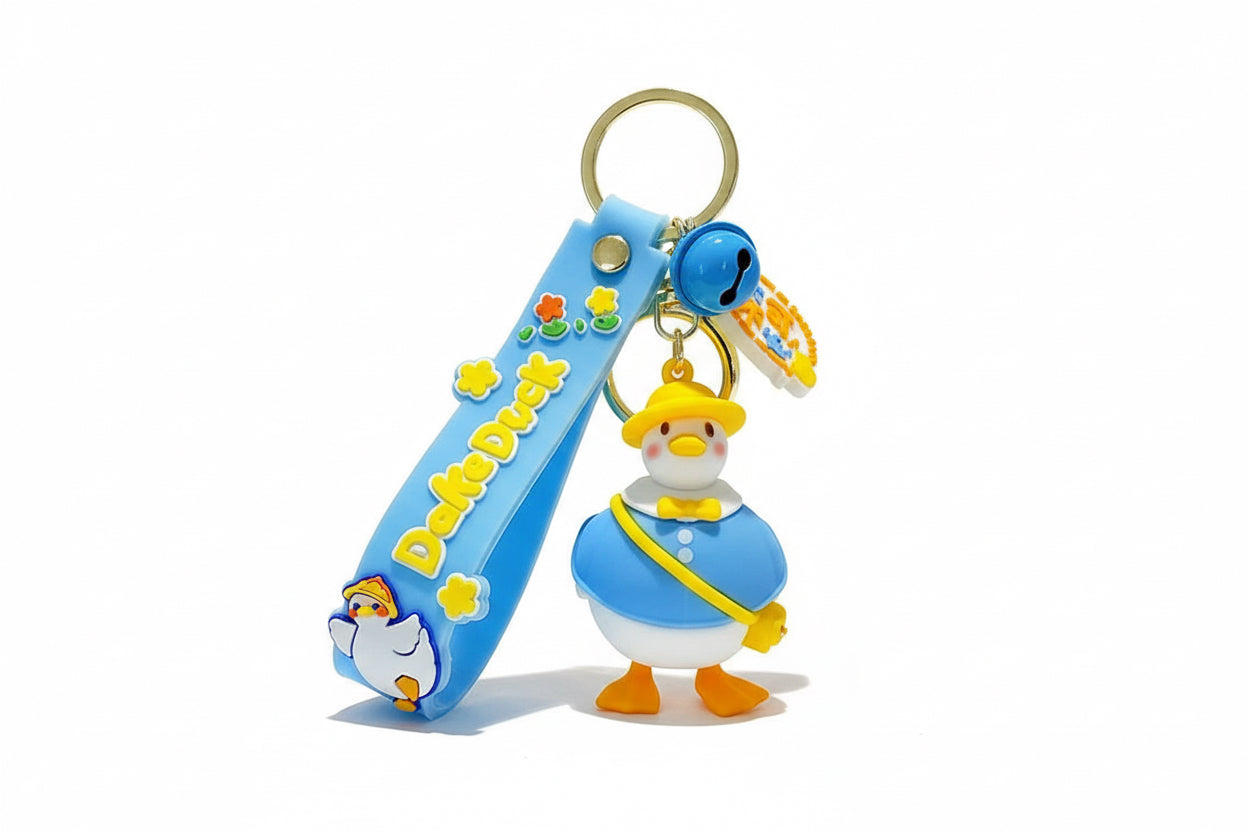White Duck Keychain