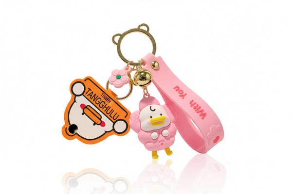 Porte-clés Canard Fleur de Cerisier