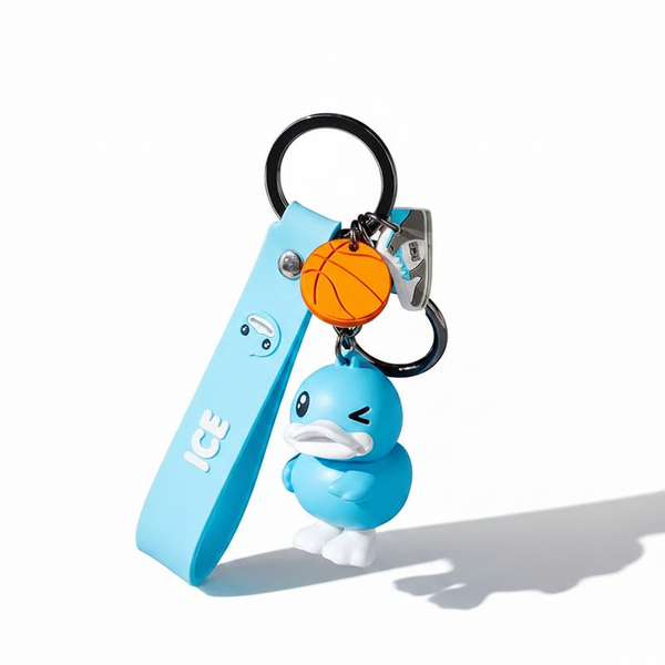 Porte-Clés Canard Bleu « Ice »