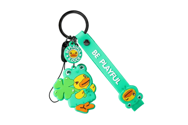 Porte-Clés Canard Grenouille