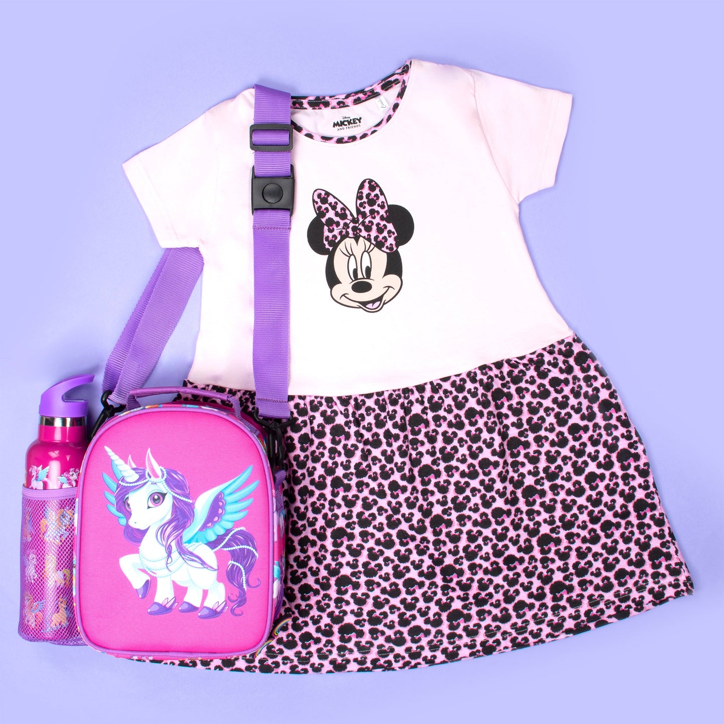 Disney Minnie Mouse Dress – rose Leopard