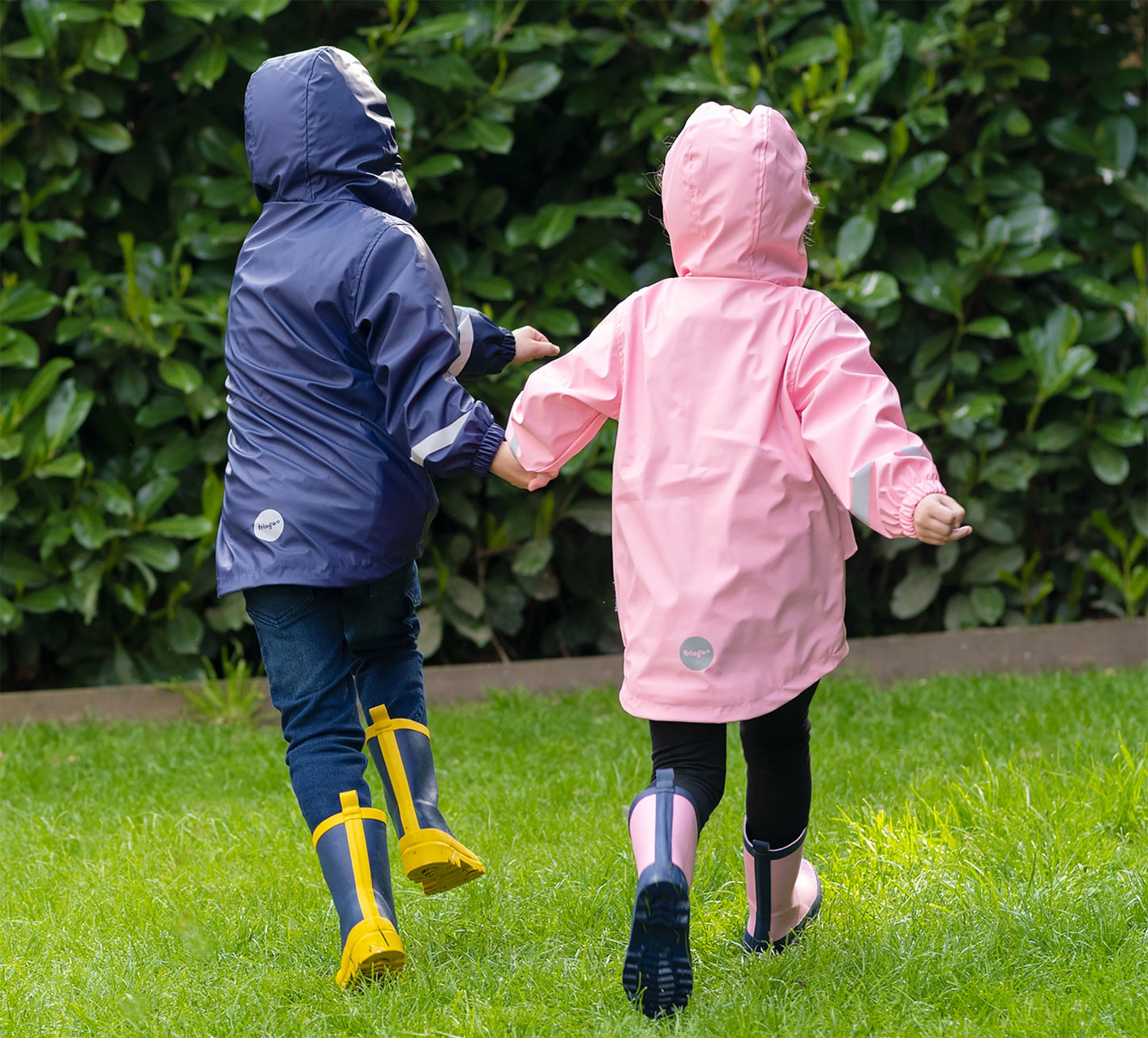 Personalized Kids Raincoat - Navy