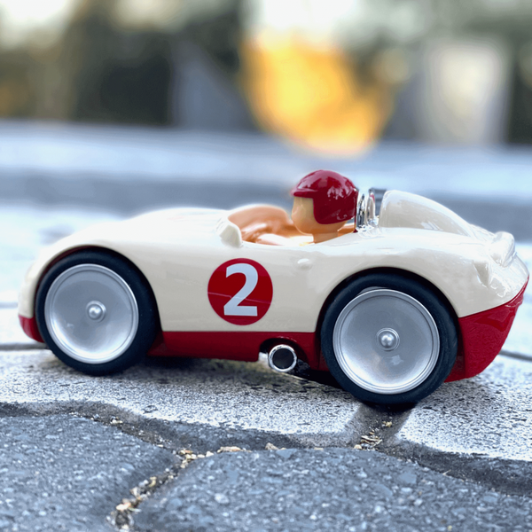 The white car