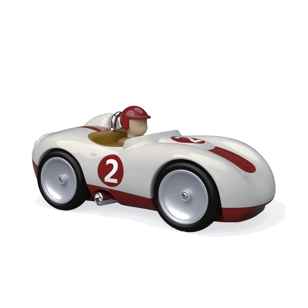 The white car
