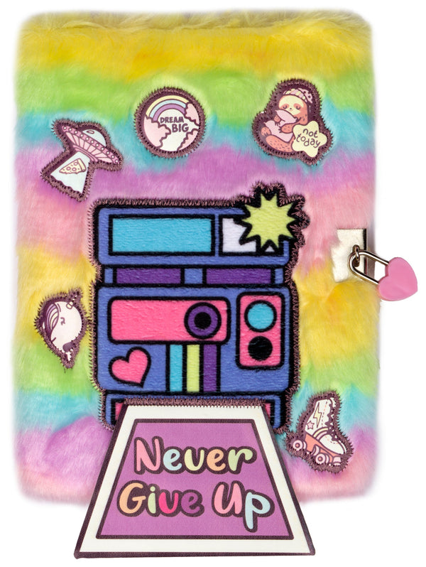 Carnet en peluche – 3D – Polaroid