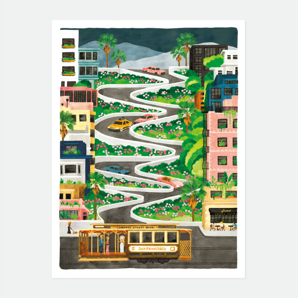 Lombard Street - Affiche