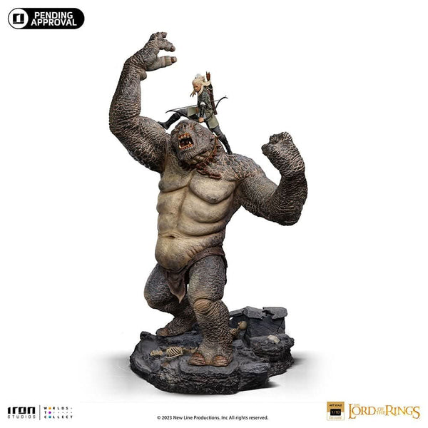 Legolas vs Cave Troll Statue - The Lord of the Rings - BDS Art Scale 1/10