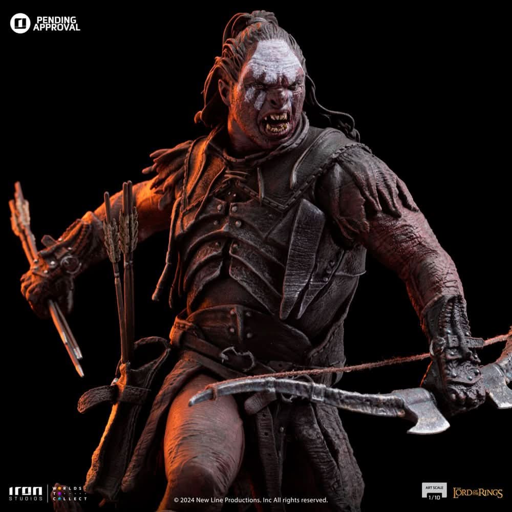 Statue Lurtz Uruk-Hai Leader - The Lord of the Rings - Art Scale 1/10 - The Fellowship of the Ring