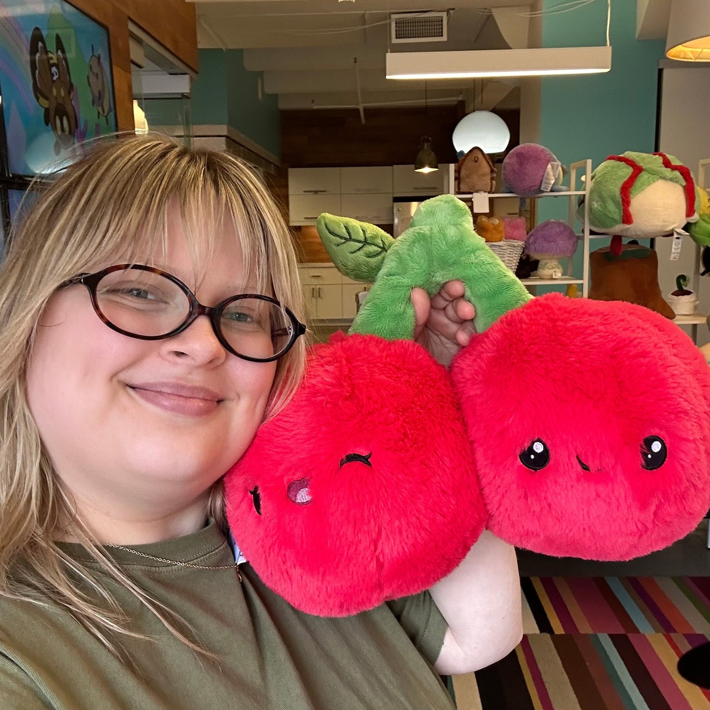 Peluche Comfort Food – Cerises